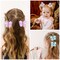 10PCS Mini Butterfly Hair Barrettes Tulle Mesh, Colorful Butterfly Hair Accessories